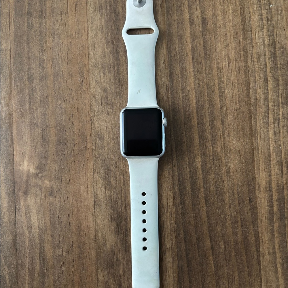 Series 1 38 MM Smartwatch with White Band